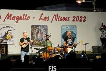Concierto de tres bandas en la Plaza de Las Nieves en Lomo Magullo/Francisco Javier Santana.